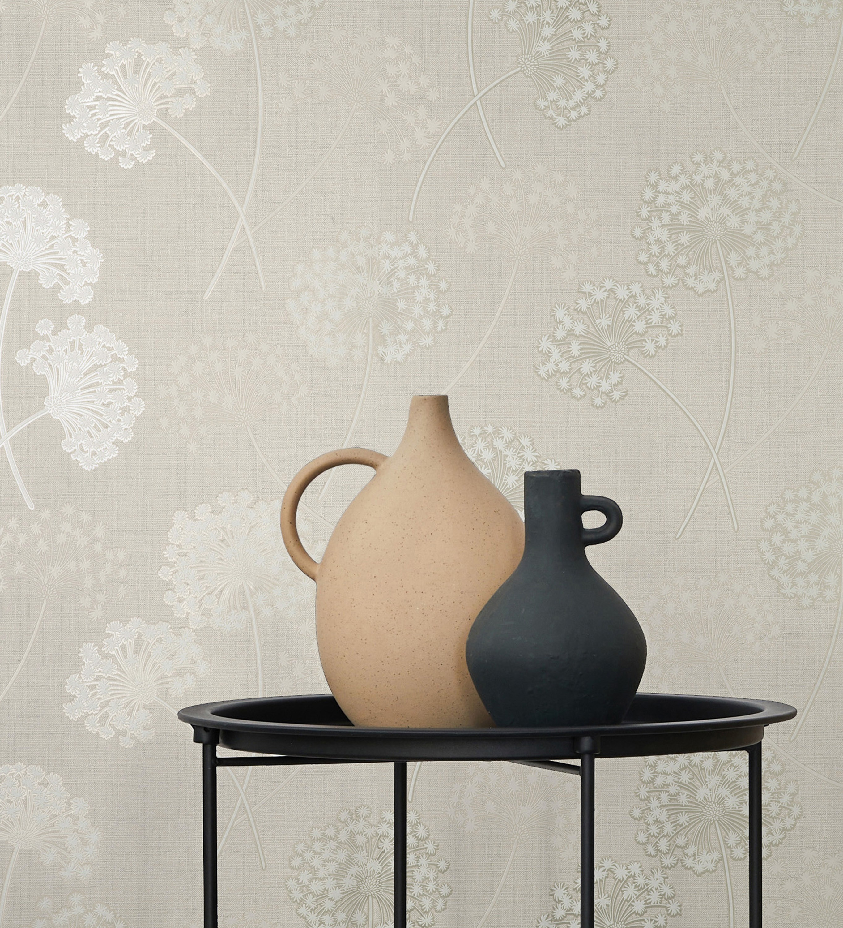 Papel pintado gaulan de flores diente de león en relieve con 5.23m²
