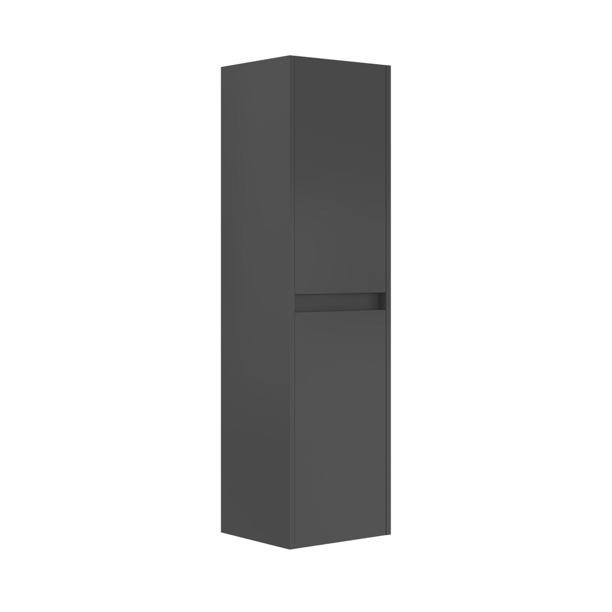 Armario de baño <<arno 40>> - 40 x 27 x 138 cm - antracita