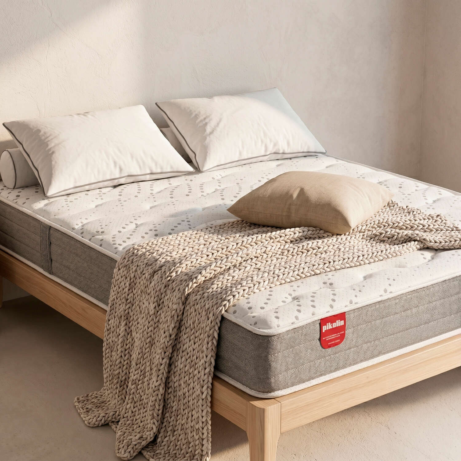 Colchón 140x200 pikolin iliria espuma hr+visco 25cm subida domicilio