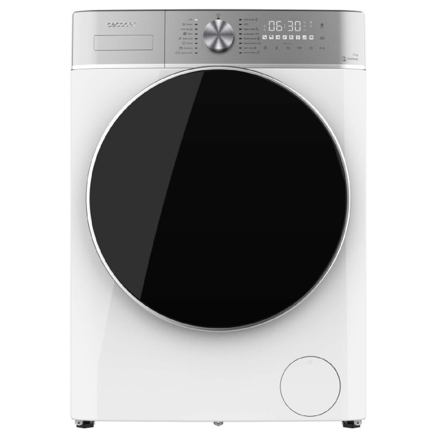 Cecotec lavadora 8kg carga frontal bolero dresscode 8800 inverter a 2000w