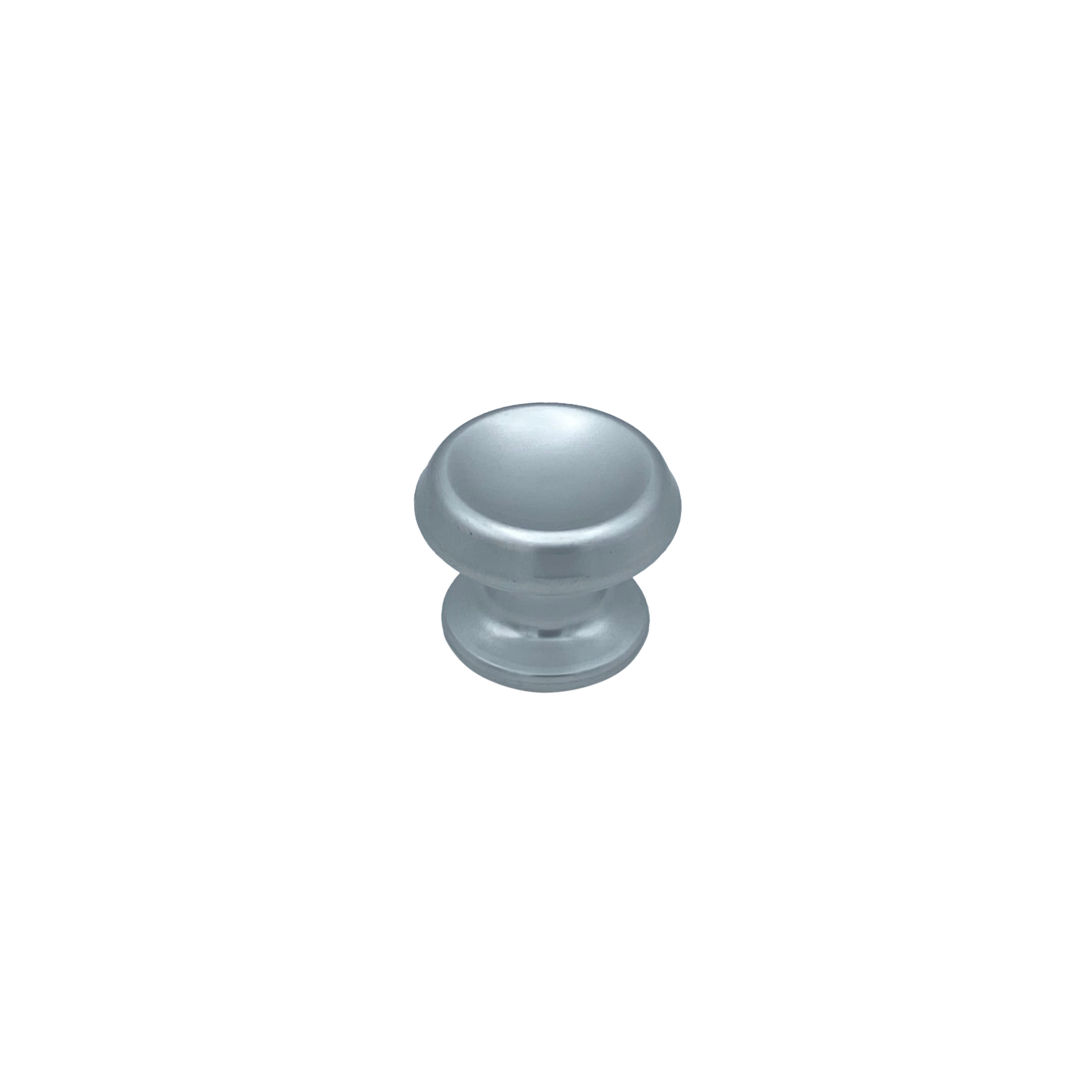 Pomo fijo de puerta, lote de 6, d: 60 mm, aluminio, fijación rápida
