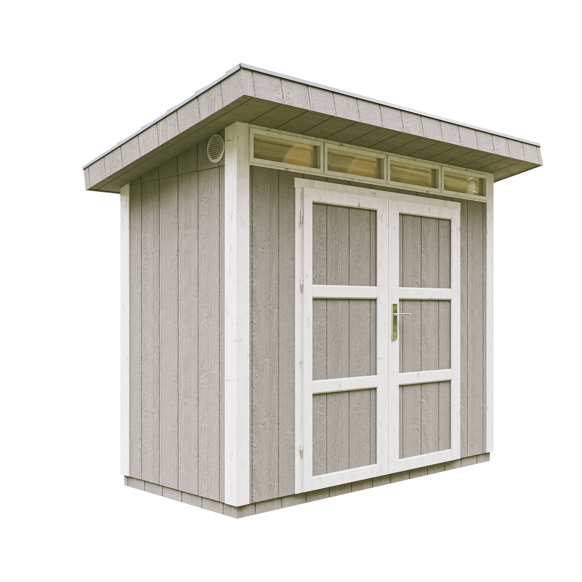 Caseta de jardín Timbela m901a-tundra grey, 3 m², premium, 161×294 cm