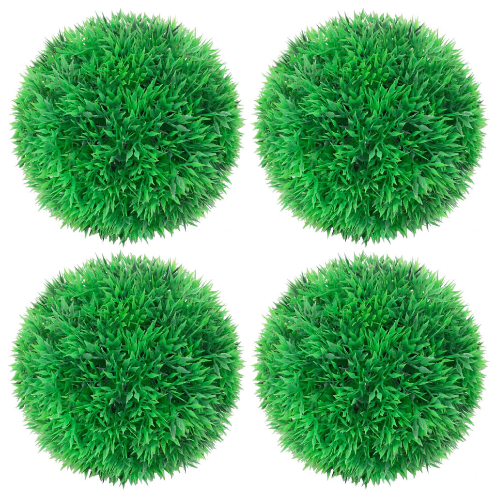 Bolas de boj artificial 4 unidades 12 cm eerf7201