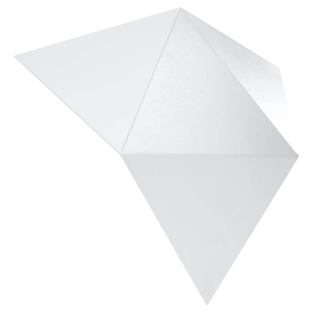 Lámpara de pared solido 2 blanco acero 27x25x8cm