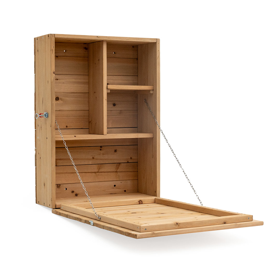 Mueble bar de pared con mesa Gardiun cheers 52x22x77,5 cm armario de madera
