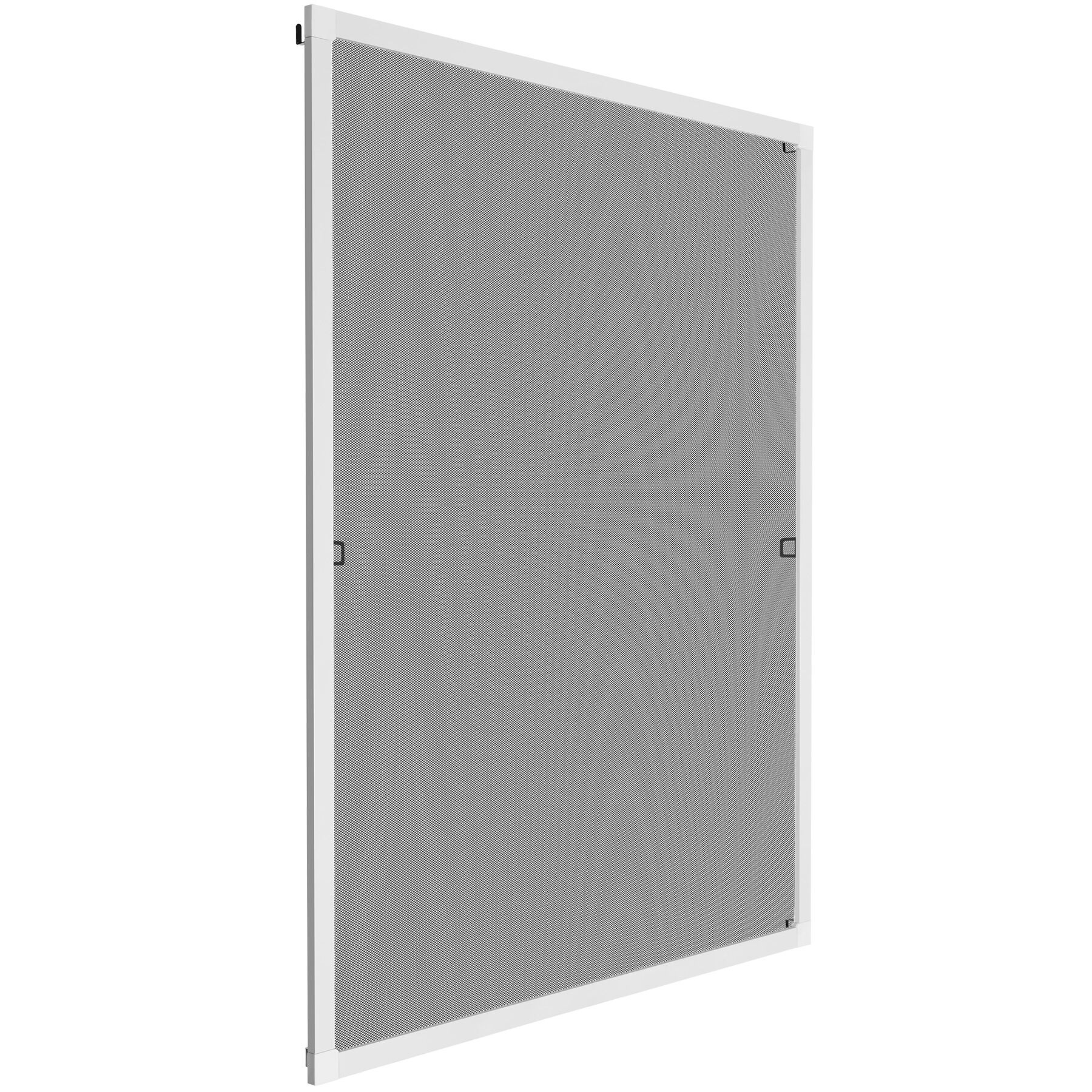 Tectake malla antimosquitos aluminio recortable resistente sin, blanco