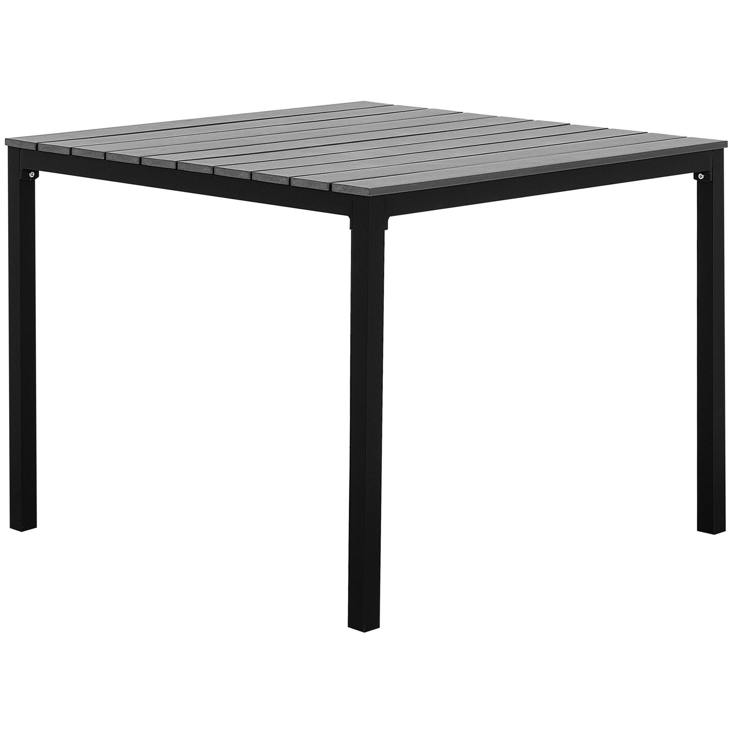 Mesa de jardín prato 95 cm 95 cm gris