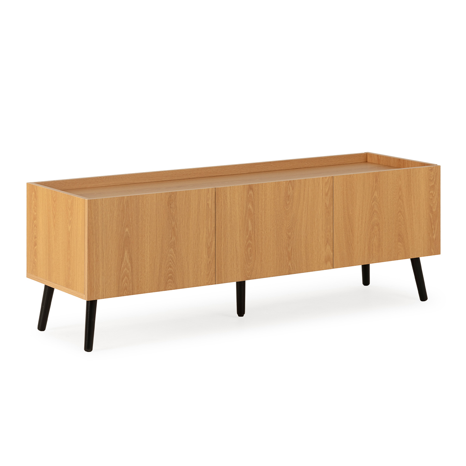 Mueble tv siren 3 puertas color roble