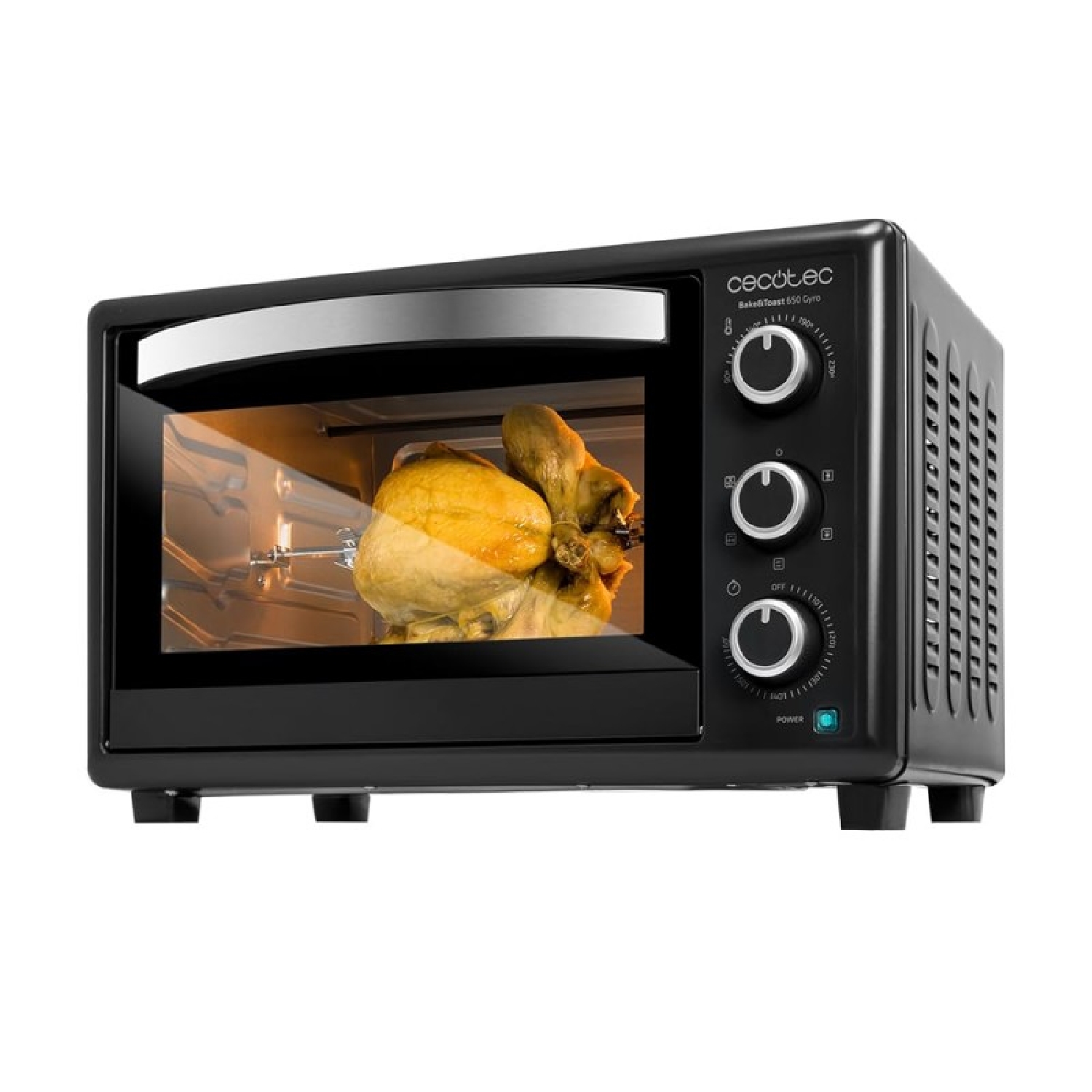 Cecotec horno de sobremesa horno de sobremesa bake&toast 3090 black gyro
