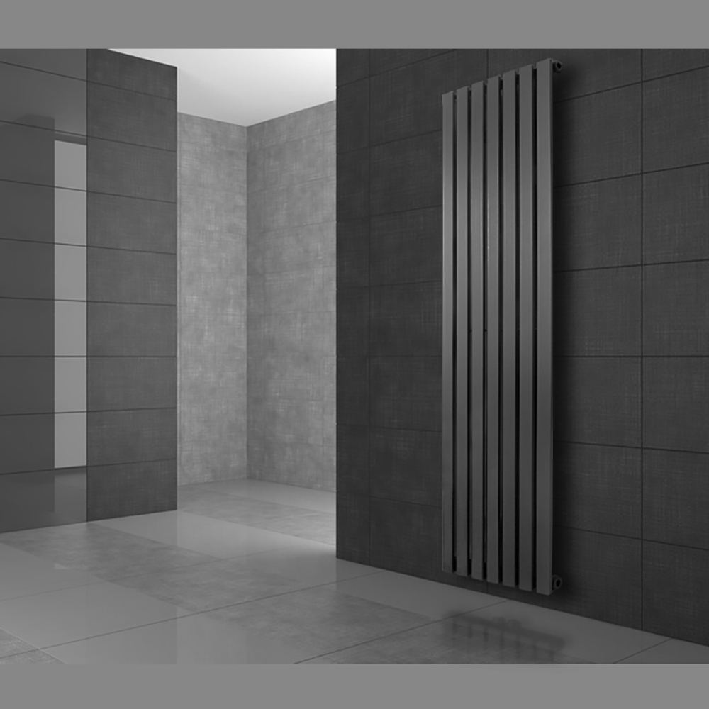 Radiador de baño conexión central 480x1800 mm antracita universal