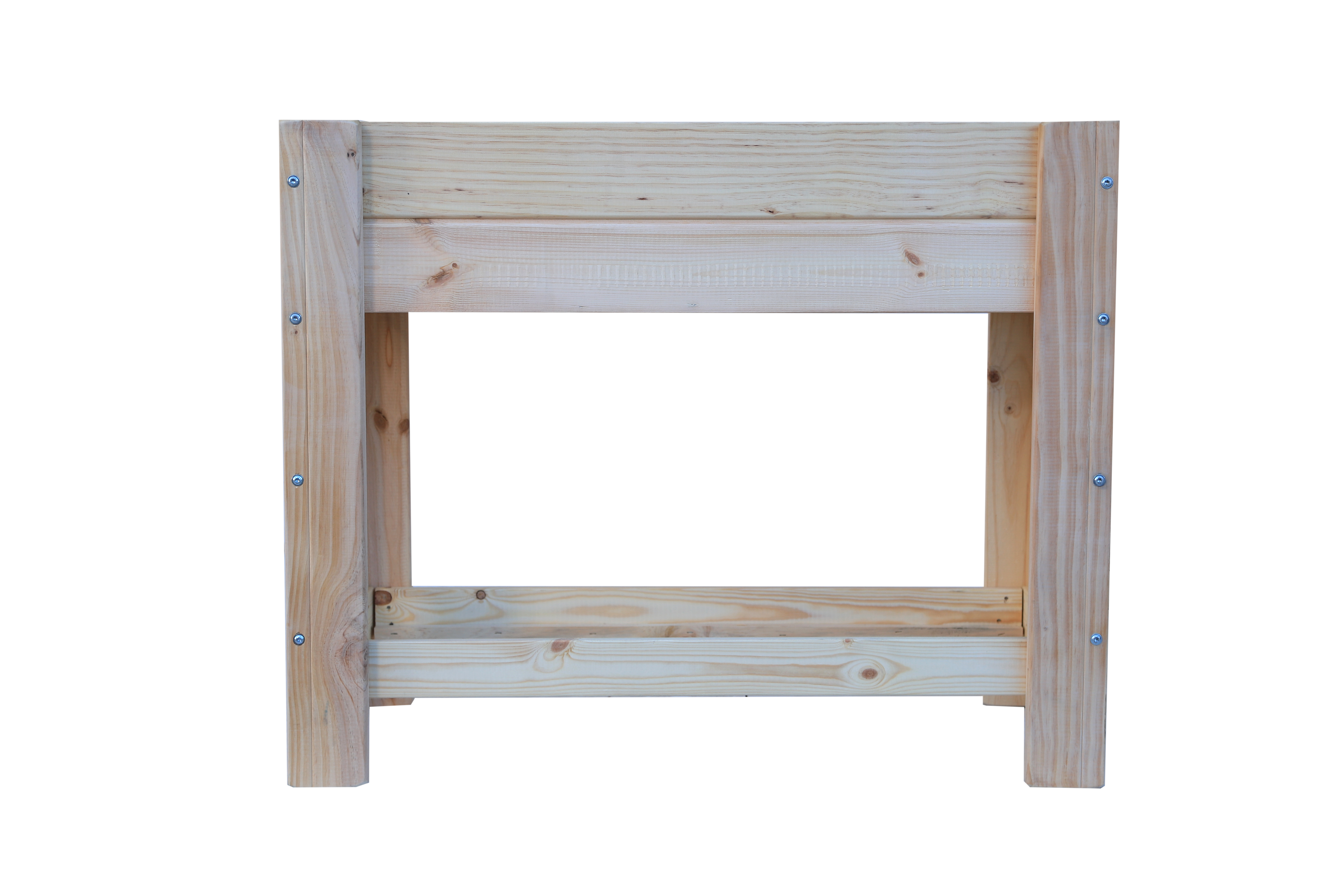 Mesa de cultivo de madera 99x39x80 cm 50l la huerta natural - madelea