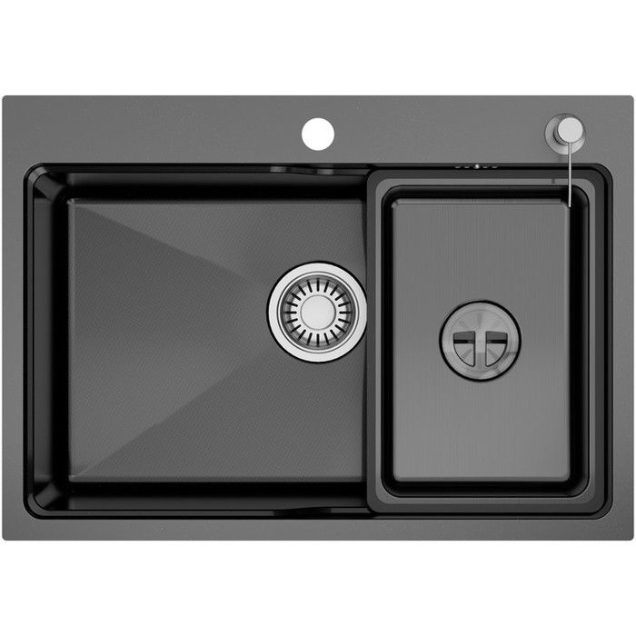 Fregadero de cocina - cecipa max - 68x48cm - acero inoxidable 304 - incluye