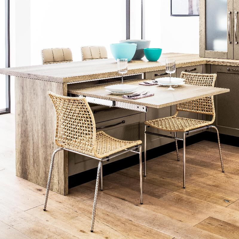 Guías para mesa extensible lunch
