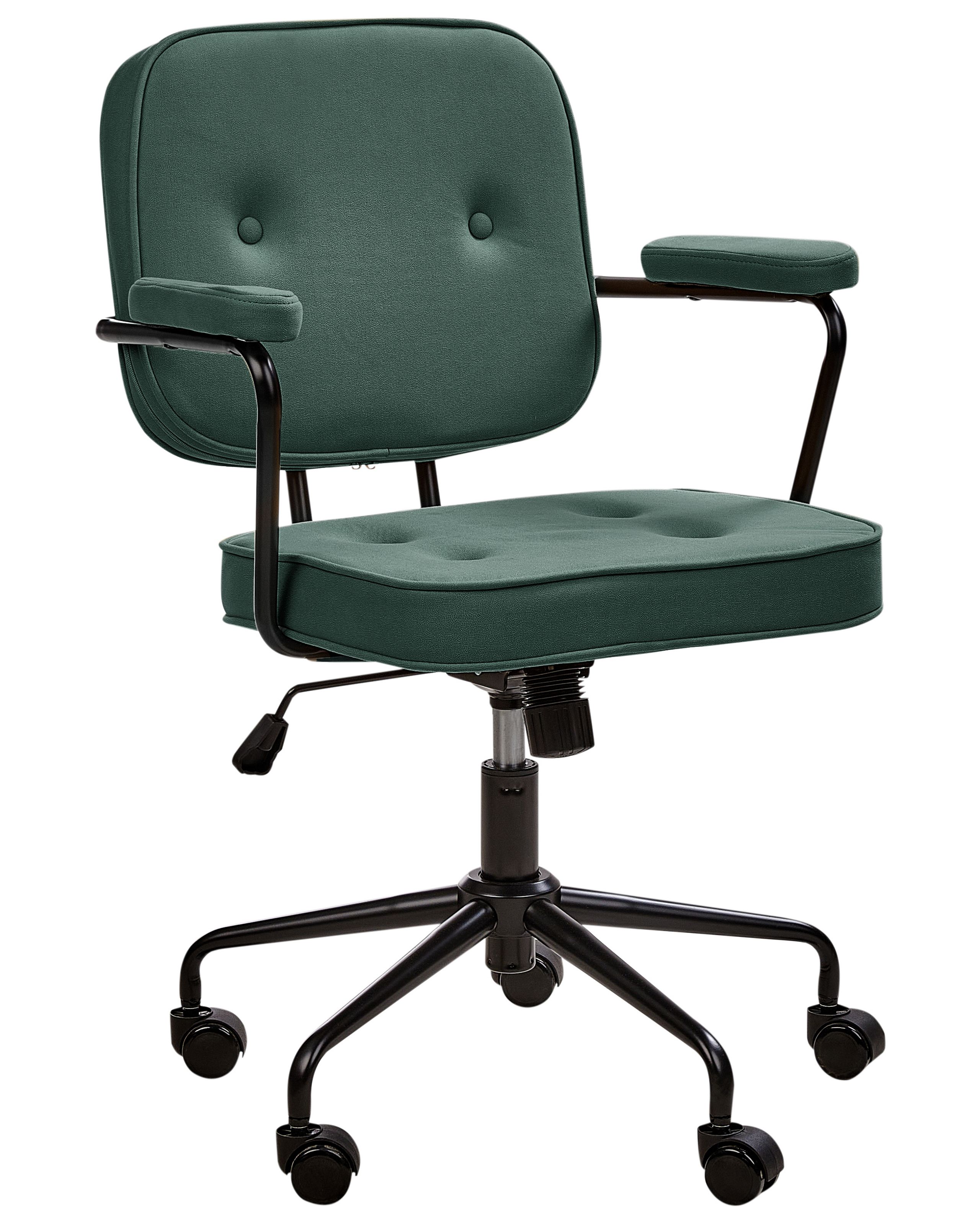 Silla de escritorio pawnee tela verde oscuro