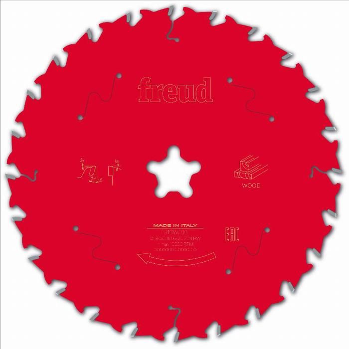 Sierra circular portátil freud - ø190 2,4/1,6 fastfix z24 ba 15° - f03fs097