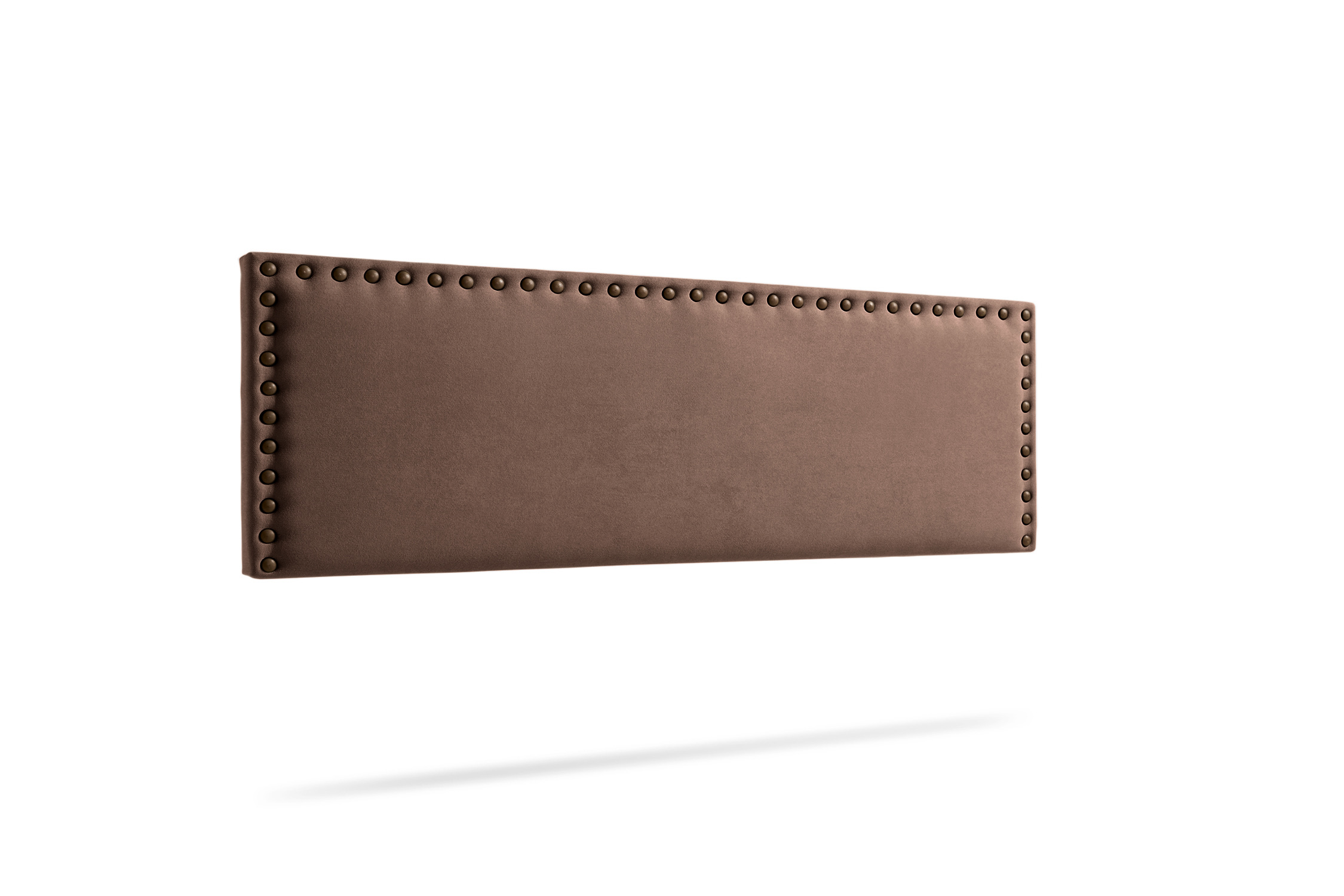 Cabecero tapizado modena acualine 90x55x8 cm - chocolate - moonia