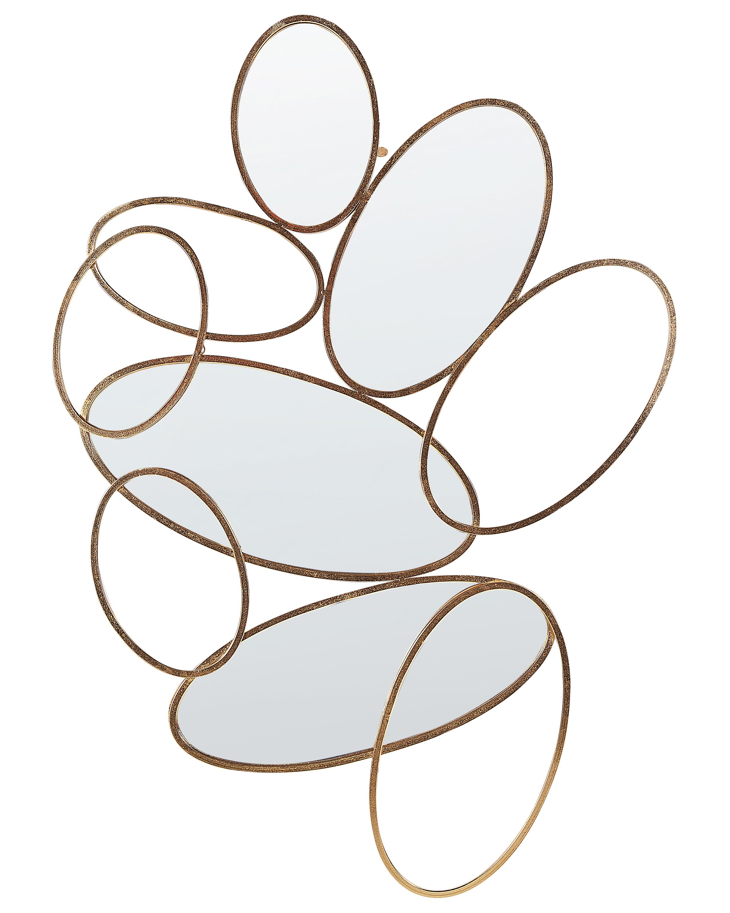 Espejo de pared decize 113 cm 77 cm metal dorado