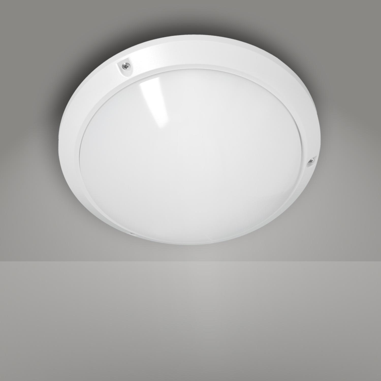 Lampara plafon interiores / exteriores ip45 portalamparas E27 ø 27 x 9,5 cm