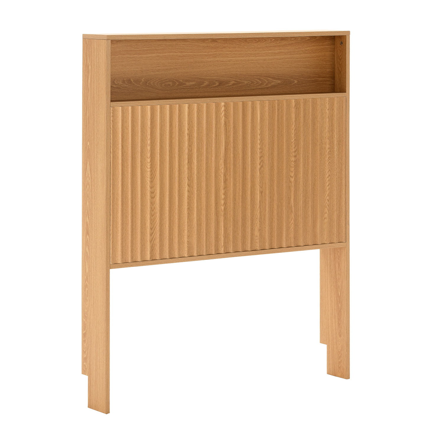 Cabecero de cama lluvia 95 cm con almacenamiento color roble