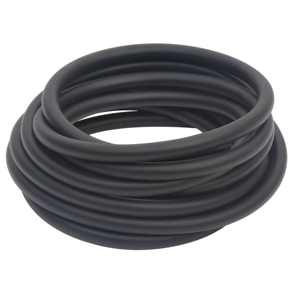 vidaXL manguera de aire híbrida caucho y PVC negro 15 mm 2 m
