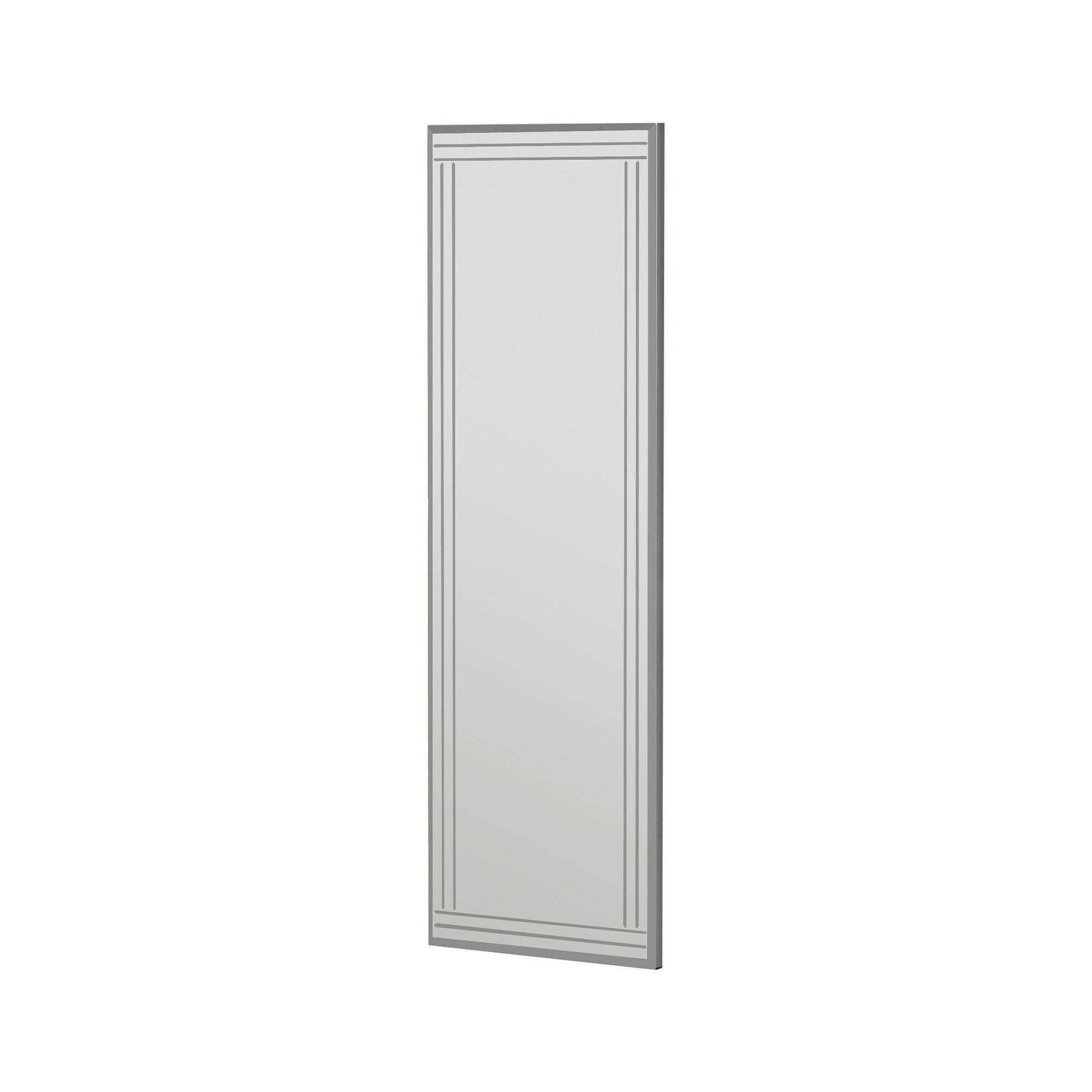 Espejo mossano, de madera noble blanco 40x120h cm