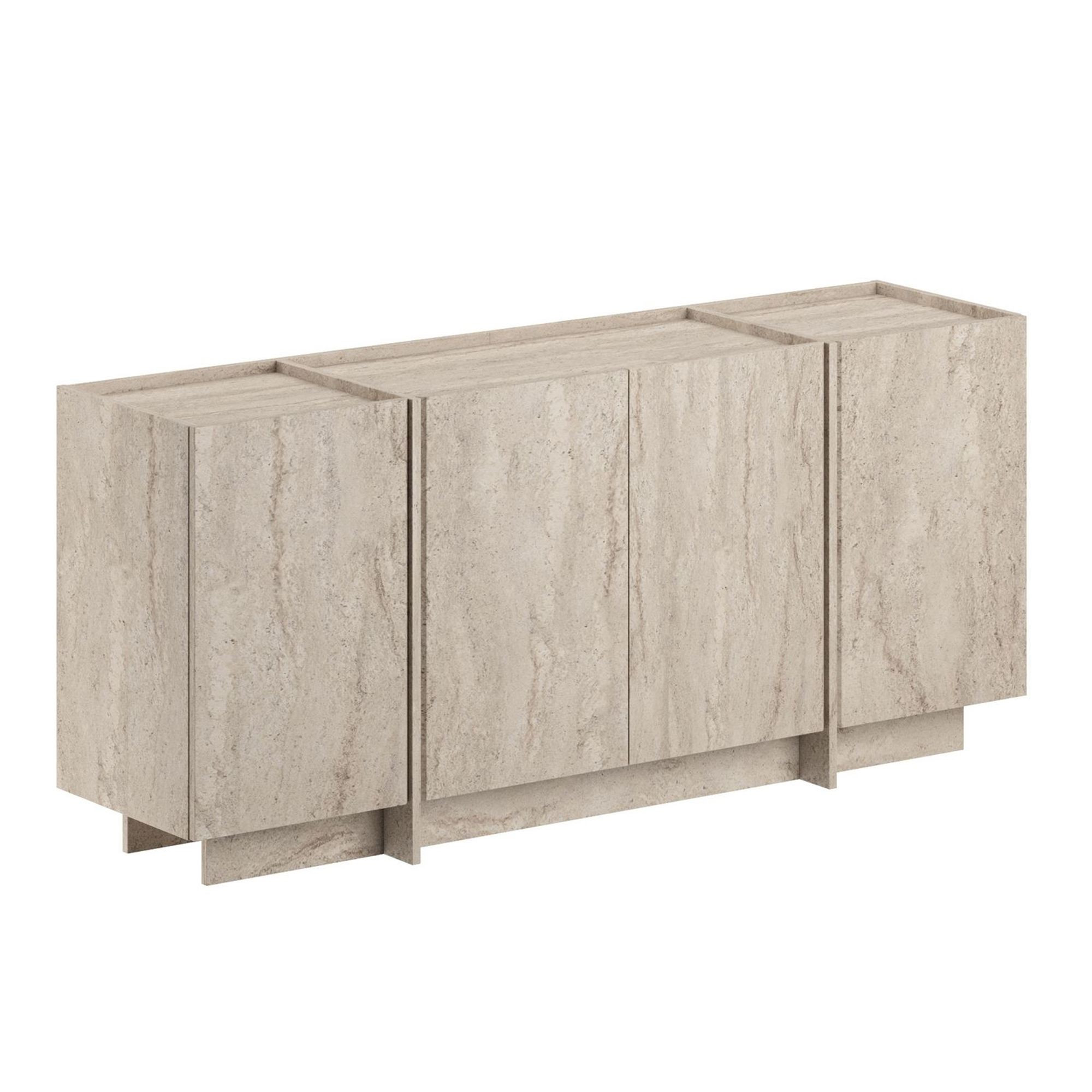 Aparador de madera <<dorma>> - 180 x 45 x 80 cm - travertino