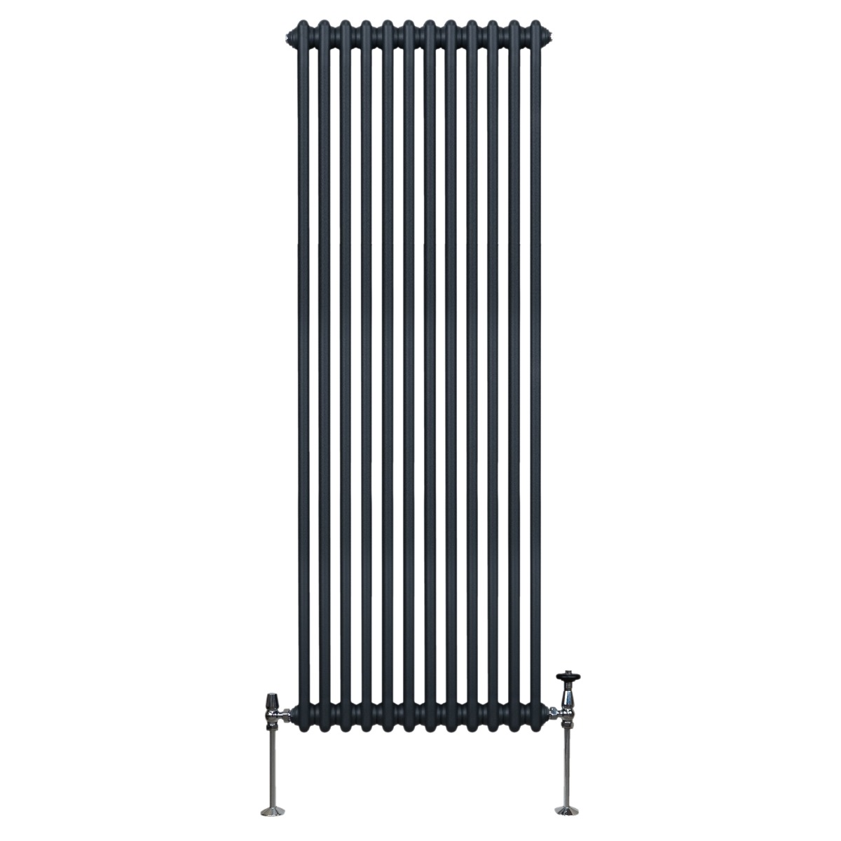 Radiador tradicional vertical de 2 columnas - 1800x562mm - gris