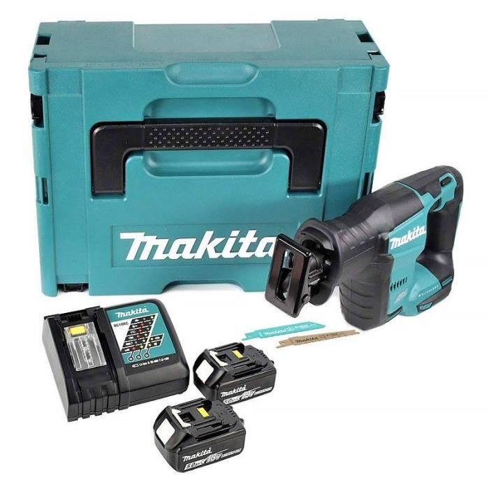 Sierra de sable Makita djr188rtj 18v li-ion (2x5ah)