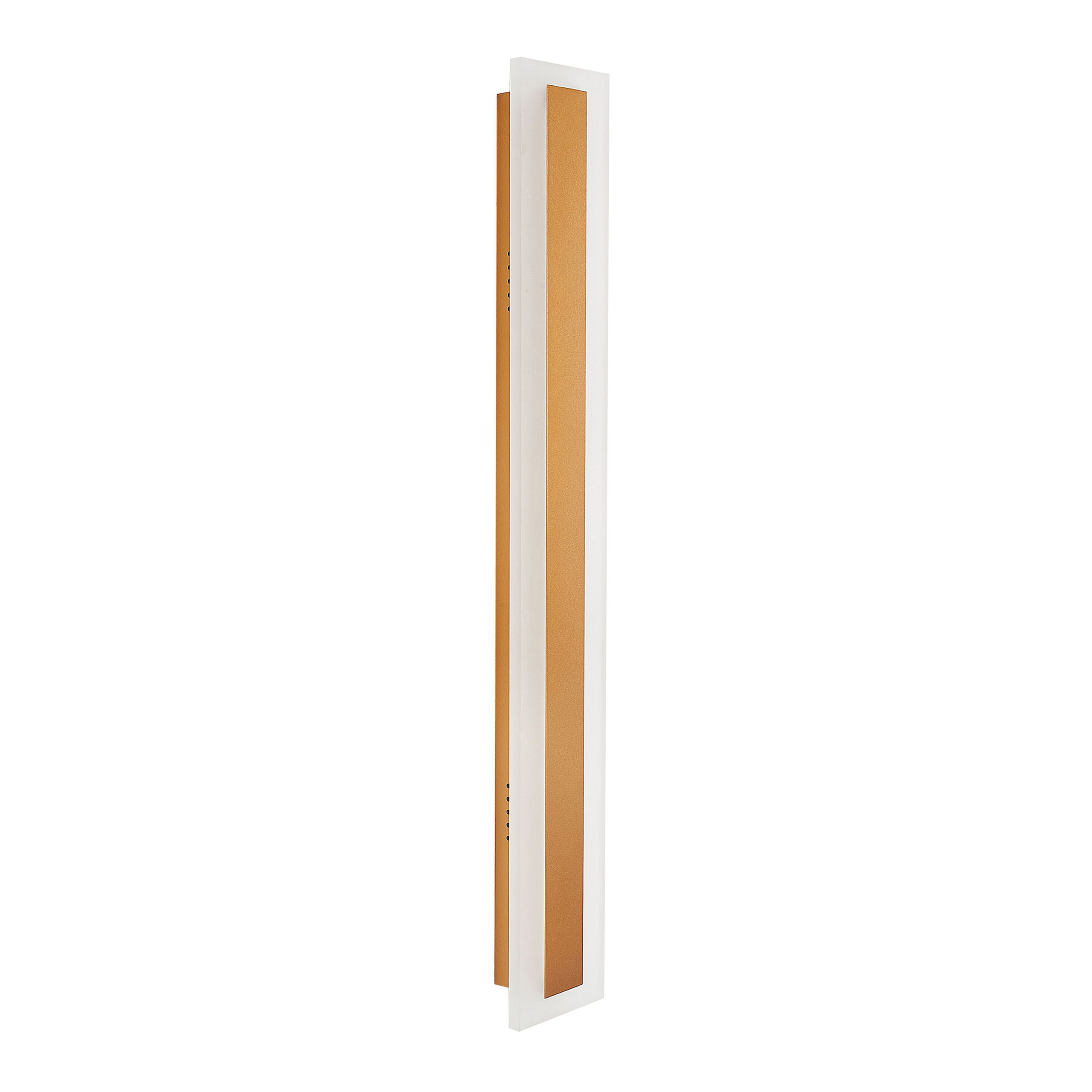 Lámpara de pared LED para exterior rosalie dorado