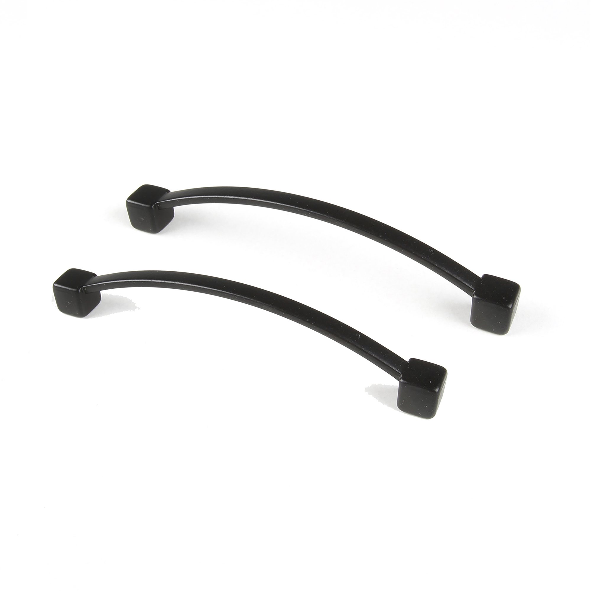 Tirador para mueble rei 529g | 103x10x19 mm | negro mate | 2 uds. | zamak