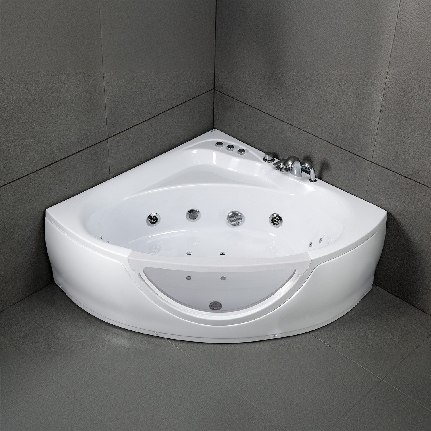 Bañera hidromasaje tasmanie white jets 135 x135 x54 cm, spalina