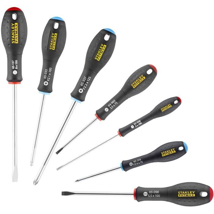 Juego de 7 destornilladores - stanley fatmax - 0-65-425 - electricista + me