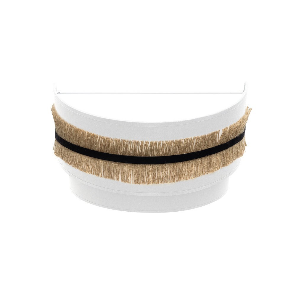 Aplique de pared angola blanco 30cm
