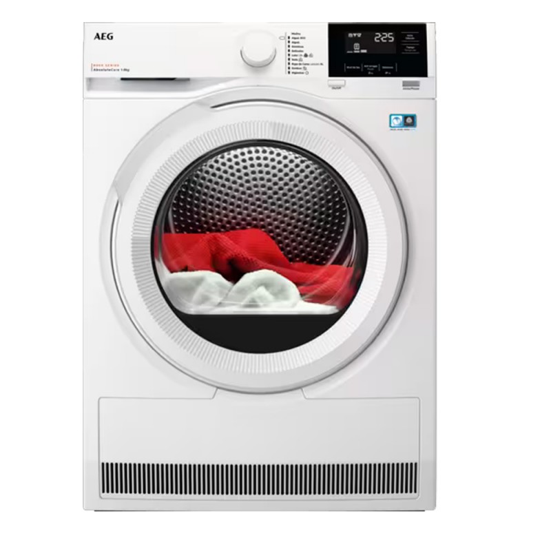 Secadora aeg tr818a1ob blanco 8kg a+++