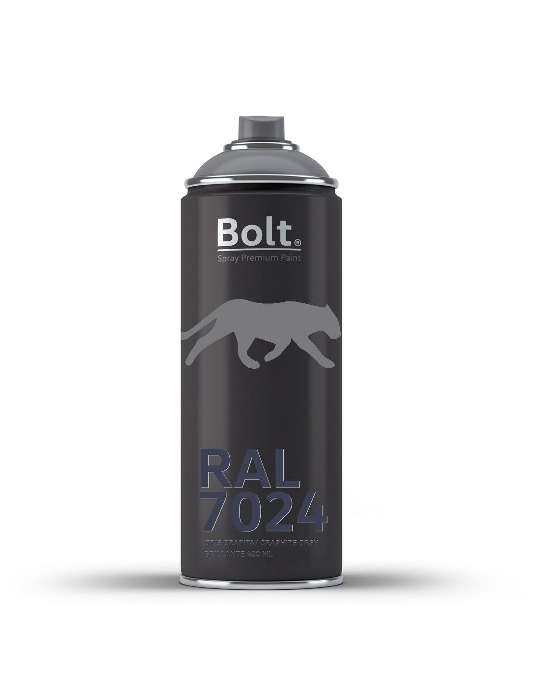 Spray bolt premium acrilico brillante ral 400 ml (ral 7024 gris grafita)