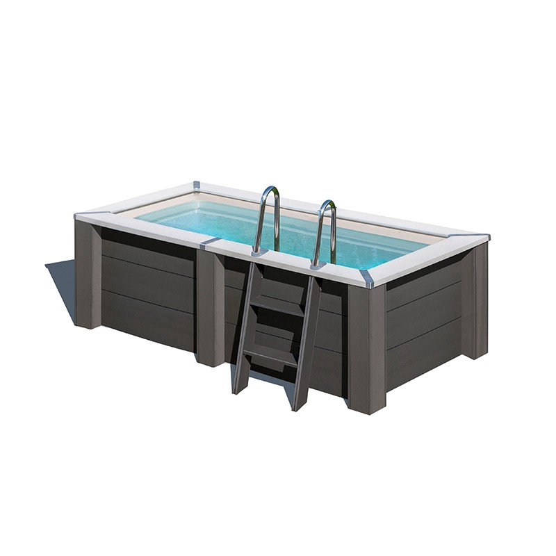 Piscina gre rectangular kpcor2814t composite 3.26 mts x 1.86 mts