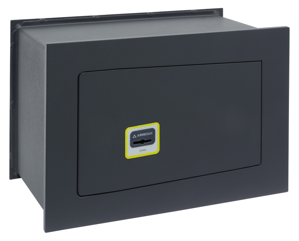 Arregui ideal 10 281320 caja fuerte empotrar con llave, 23 x 35 x 20 cm 10l
