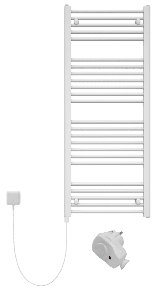 Toallero combi (agua 567w(dt=50k)+resistencia 400w) blanco 122x50cm/ 8m2