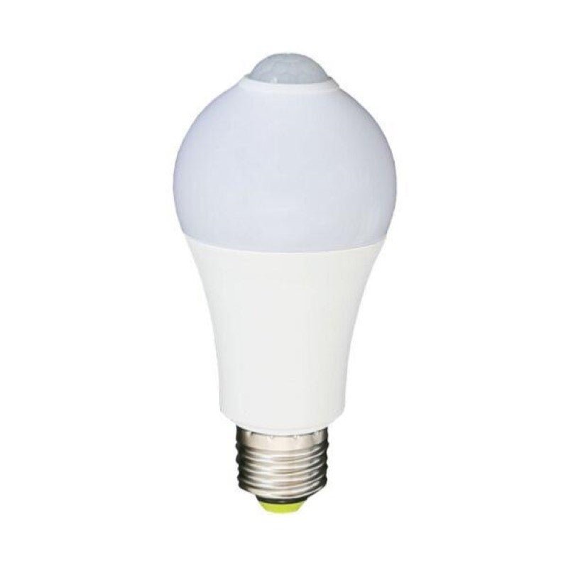 Bombilla LED E27 7w a60 con sensor de movimiento - blanco frío 60
