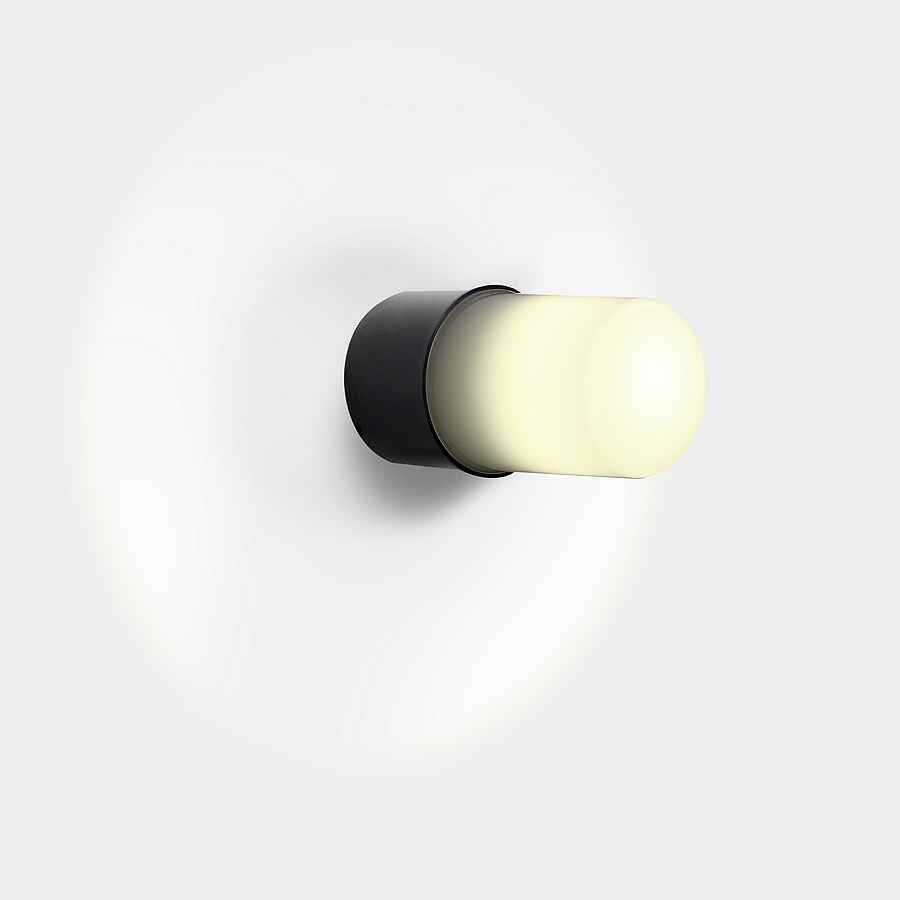 Aplique IP54 modelo Port E27 Negro FORLIGHT