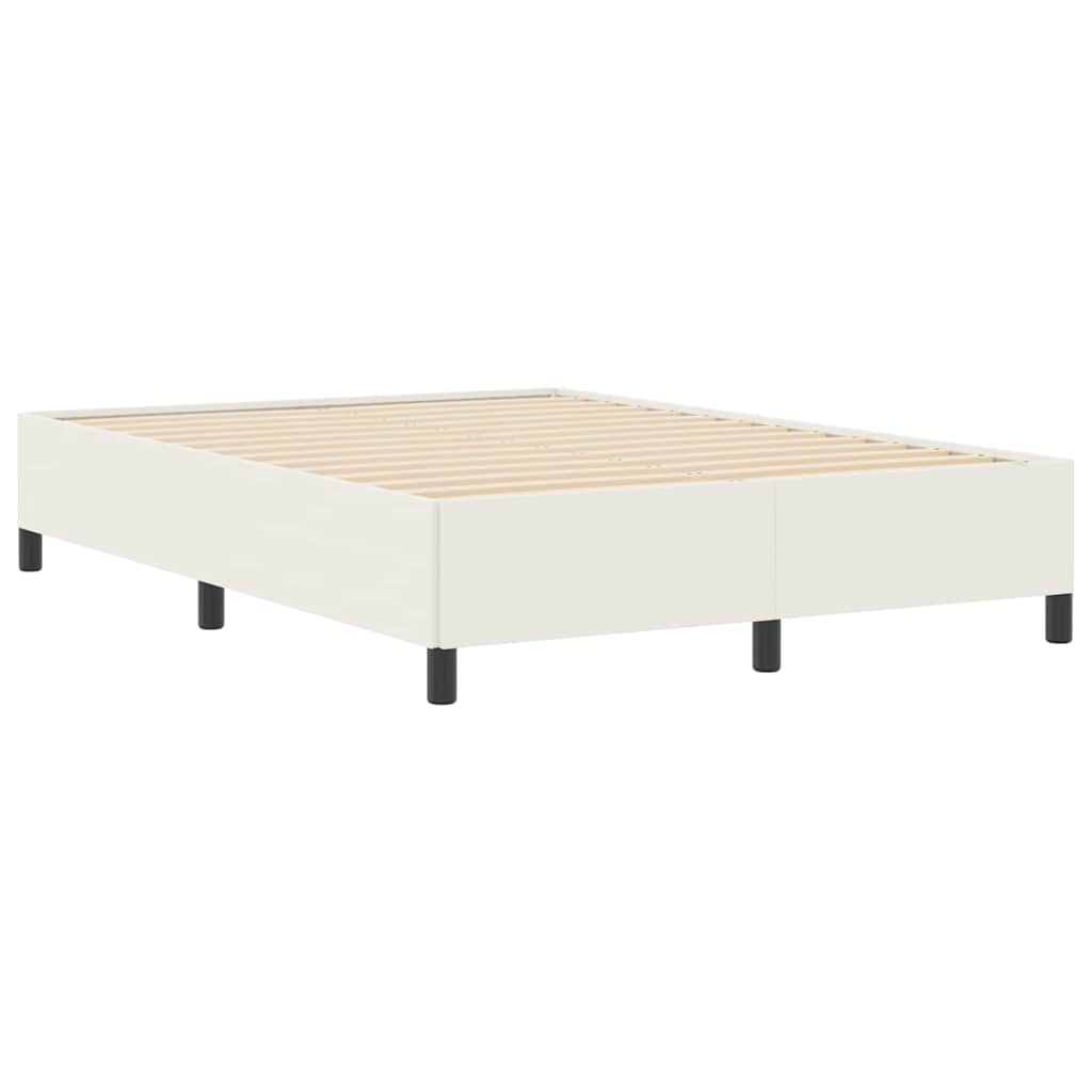 vidaXL estructura de cama crema 160 x 200 cm telas de pana