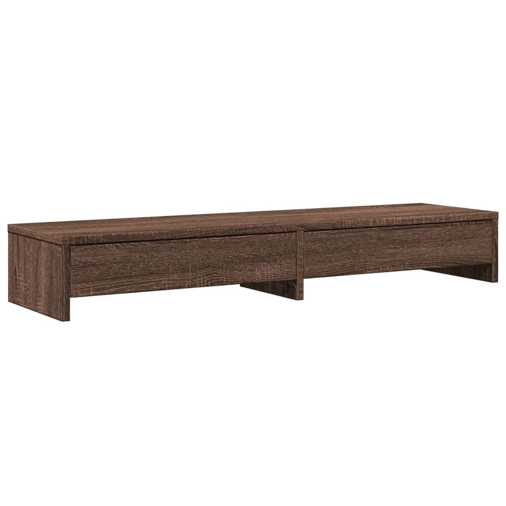 Soporte para monitor mueble de escritorio con cajones madera