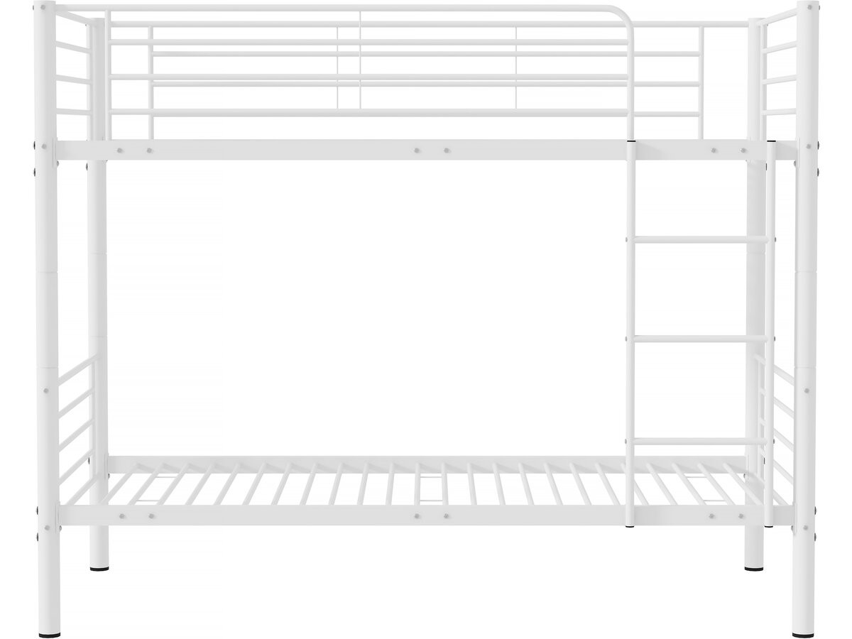 Litera <<adam>> - 90 x 190 cm - metal - blanco