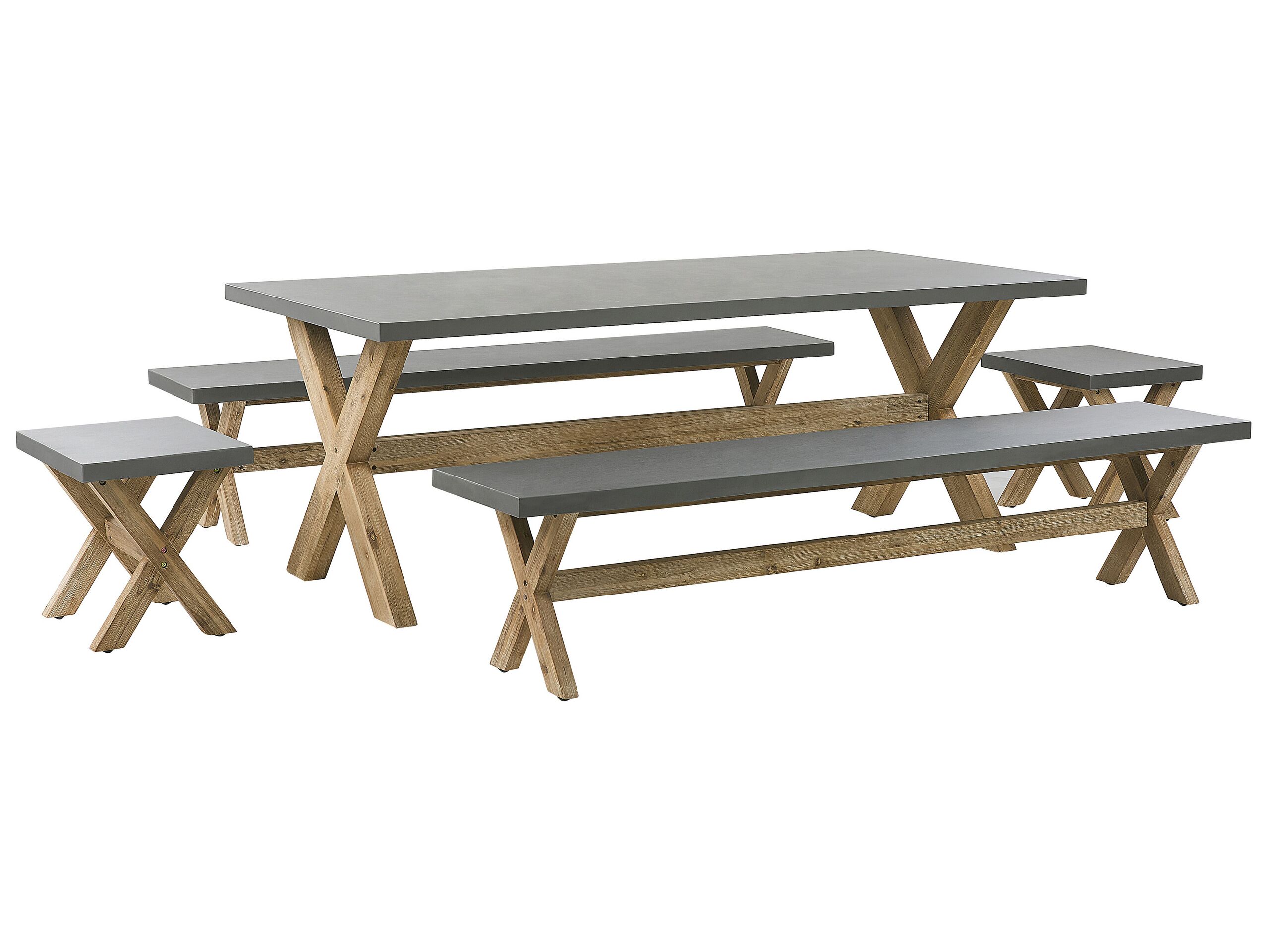 Conjunto de comedor gris olbia
