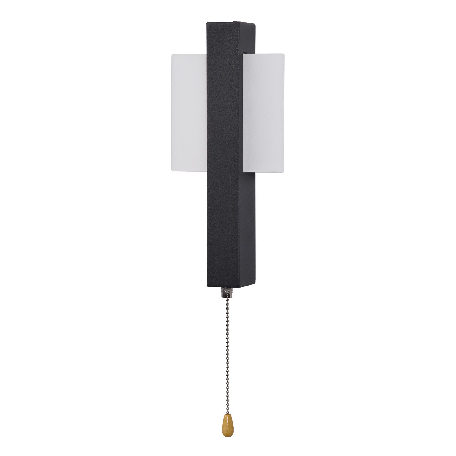 Nettlife aplique pared negra LED 27.5x12 3000k