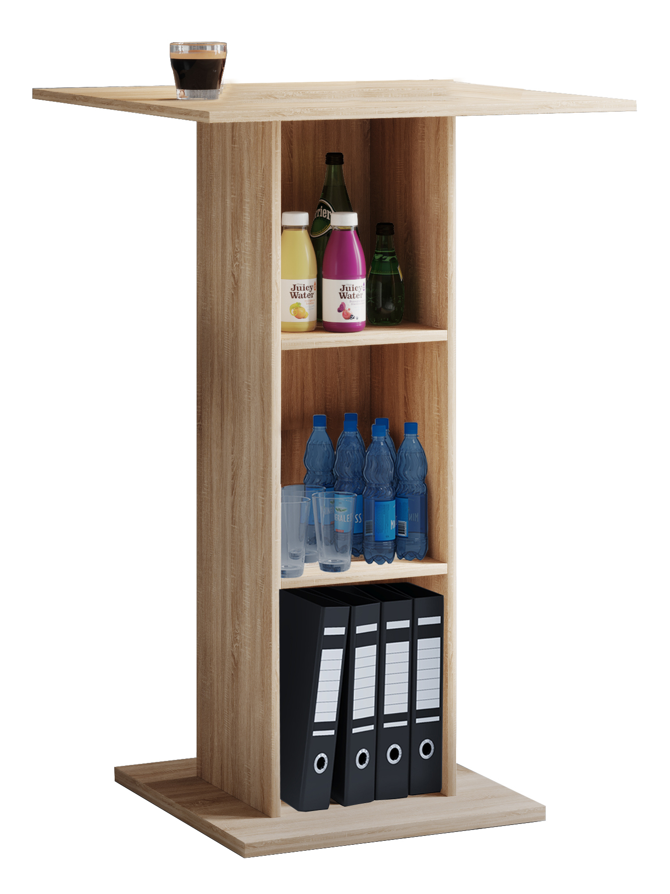 Vcm - mesa de pie de escritorio de pie de madera bofus