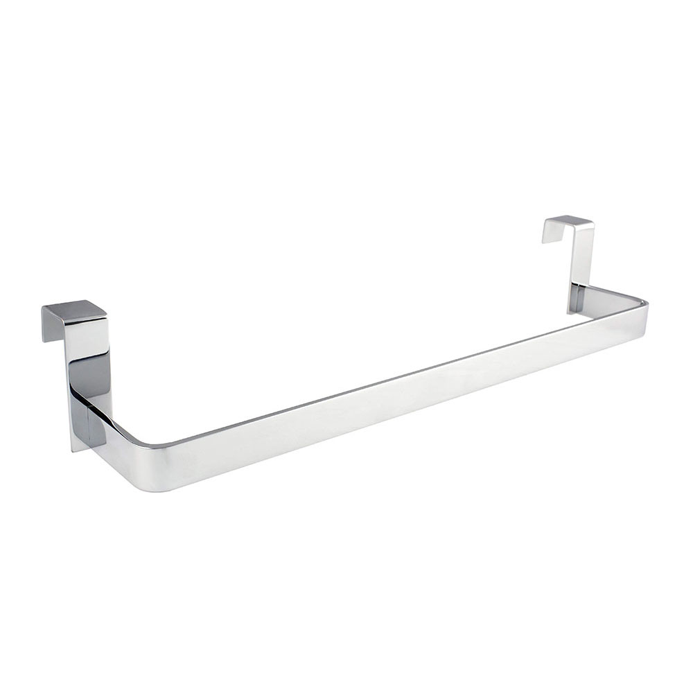 Kibath toallero sin taladros de 36 cm cromo brillo de acero inoxidable