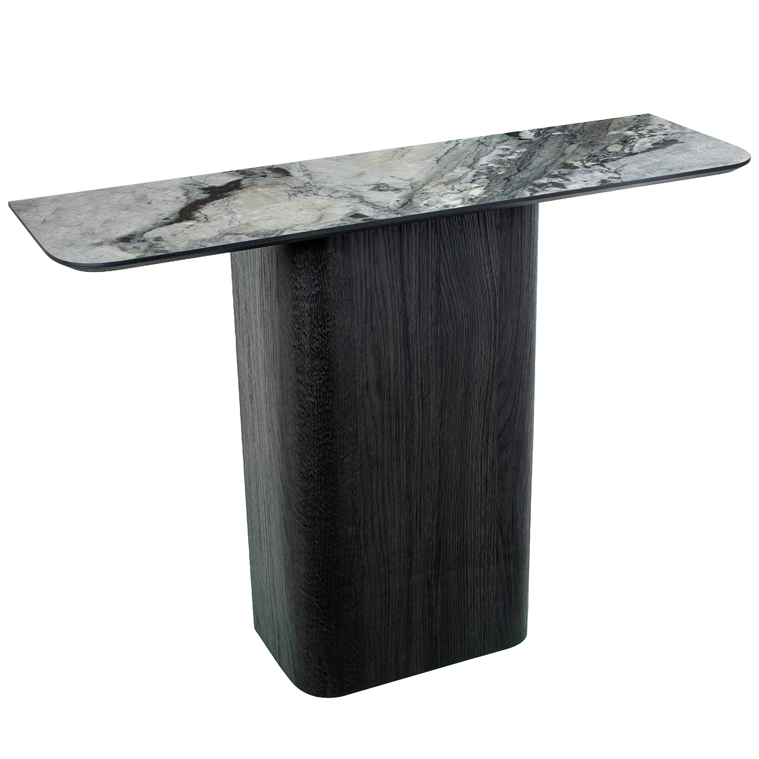 Mesa entrada madera color robl e