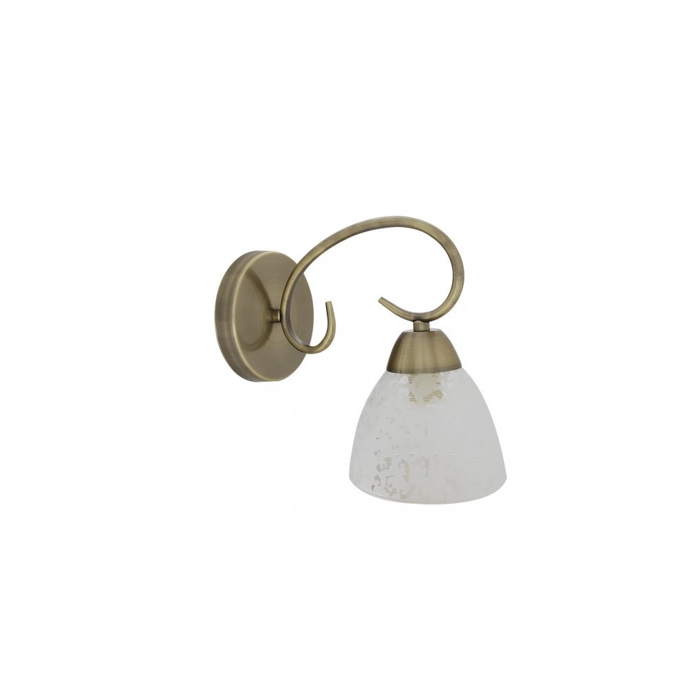 Aplique pared jaipur dorado 23cm