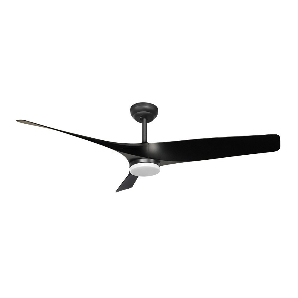 Ventilador de techo LED "niger" regulable con control remoto (22w 3cct 2180